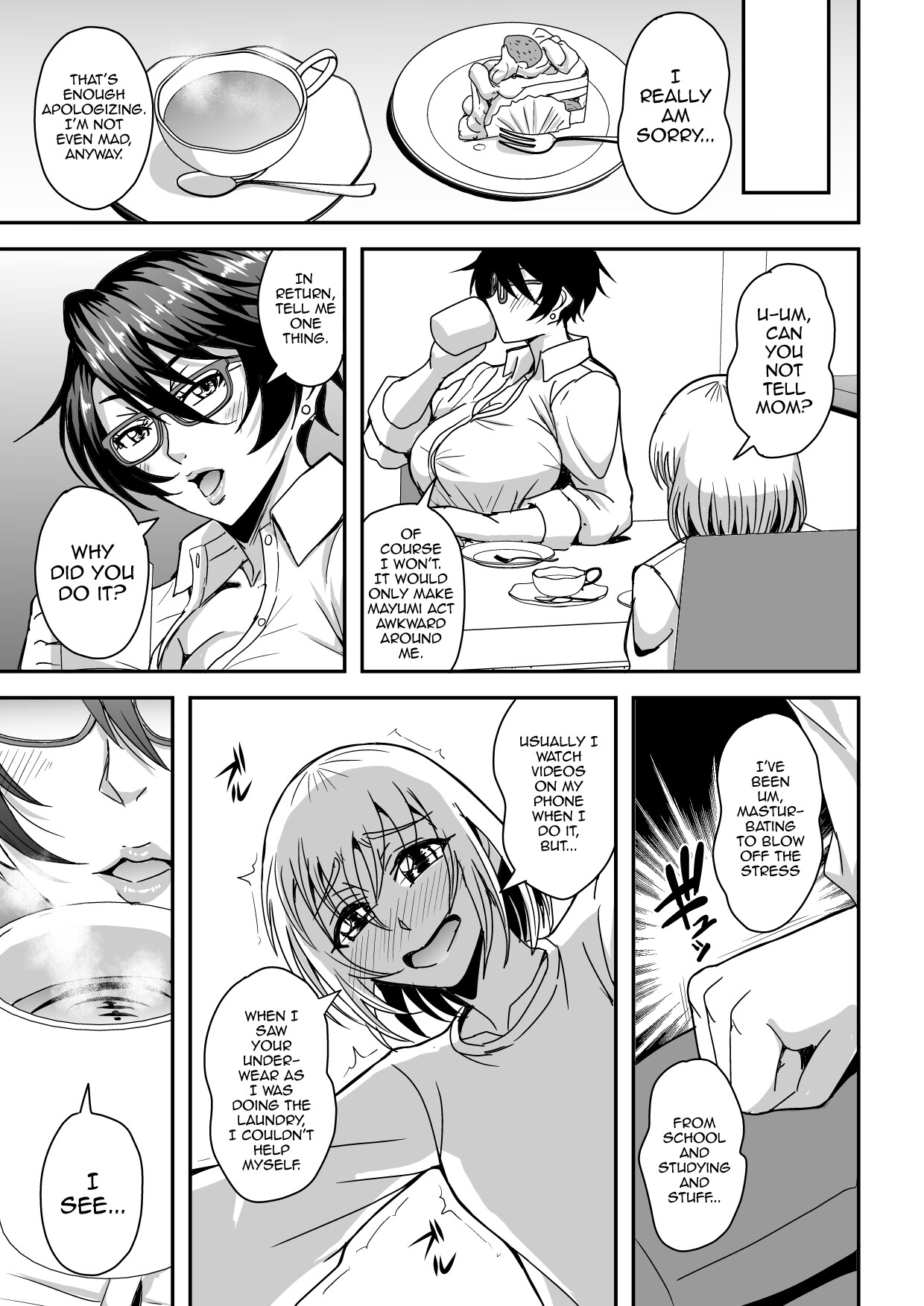 Hentai Manga Comic-A Story About a Bachelor Woman Around 40 Who is Addicted to a Relationship with a Younger Boy Who is Also a Friend's Son-Read-8